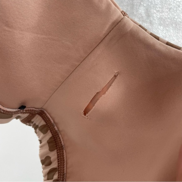 Tan+Lines by Sivan Ayla Laguna Sports Bra Leopard L - Picture 4 of 5